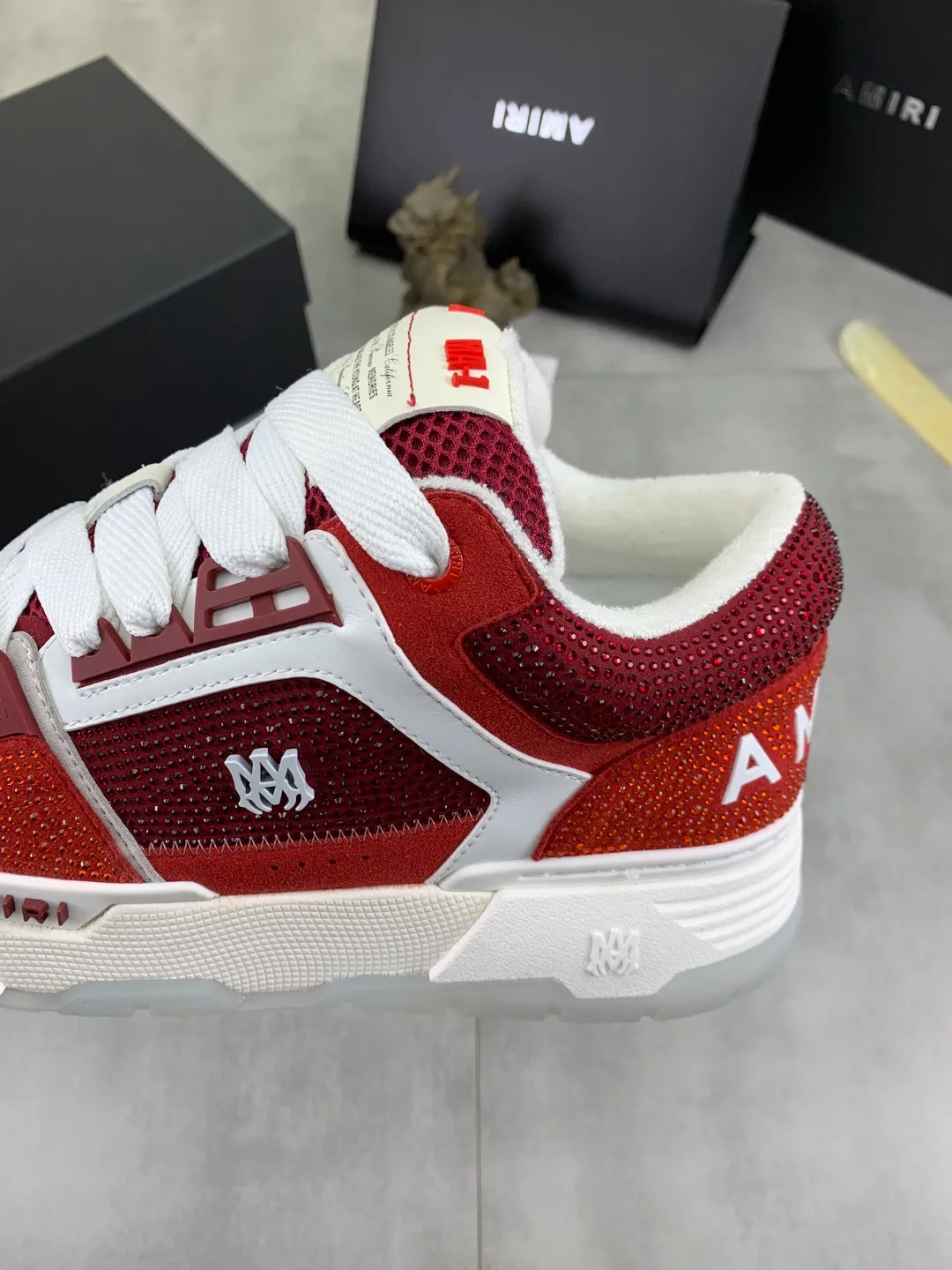 Men's men's shoes 💰P760 New [Amiri] hot diamond series Amiri - high-end quality original order casual shoes for couples 🧑‍🤝‍🧑 - Upper: 🔝Nappa calfskin, suede cowhide, canvas body hot work - Lining: brand mesh canvas cloth - Outsole: ultra-light tpu·rubber; multi-color molded outsole -Ultra-high quality control and exquisite workmanship: highlighted (high-end, extravagance, and class) -Size: Female 35-40 (41 customized) Male 38-45 (46 customized)